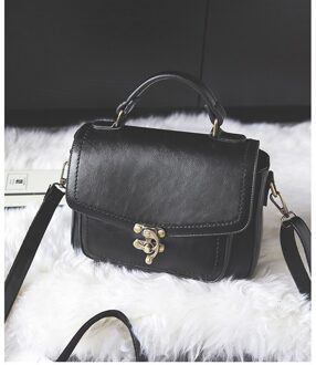 Women Shoulder Bag Vintage Small Handbags Famous Ladies Crossbody Messenger Flaps for Female Casual Travel Bag zwart