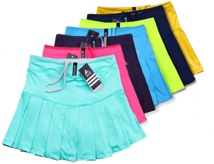 Women Skort Quick Dry Sport Badminton Pantskirt Wear Skirt Pleated Pants Pocket Tennis Skirt Cheerleaders Clothing