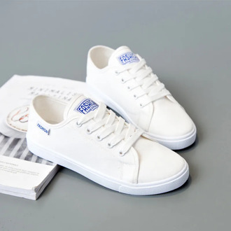 Women Sneakers 2020 Spring Summer Canvas Women Casual Shoes Fashion Breathable Flats White Women Shoes