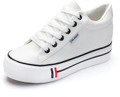 Women Sneakers Casual Flats Shoes 2020 New Fashion Solid Breathable Canvas Sneakers Lace-up Flat With Womens Shoes Sneakers