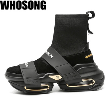 Women Sport Sneakers Female Platform Shoes Woman Black Brand Sneakers Ladies High Top Chunky Sneakers Zapatos De Mujer Trainers