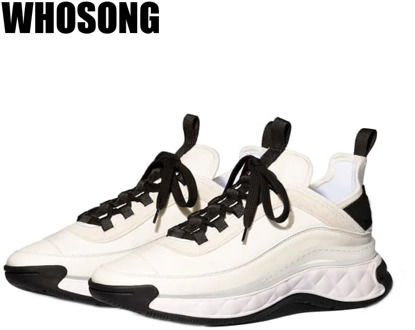 Women Sport Sneakers Ladies White Chunky Sneakers Female Brand Platform Shoes Real Leather Sneakers Woman Soft Sneakers Trainers