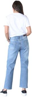 Womens Autograph Straight Leg Jeans in Lichtblauw - EU 46 Normaal / UK 18 Normaal