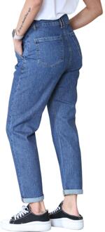 Womens boyfriend jeans in blauw - EU 44 Normaal / UK 16 Normaal