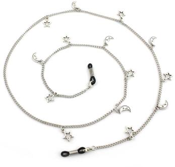 Womens Hanger Lenzenvloeistof Kettingen Zonnebril Maan Sterren Glazen Keten Eyewears Cord Holder neck strap Touw Y21-2