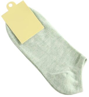 Womens Sokken Low Cut Ankle Casual Dunne Korte Sokken Effen Kleur Sokken Voor Zomer Lente SWD889 groen