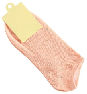 Womens Sokken Low Cut Ankle Casual Dunne Korte Sokken Effen Kleur Sokken Voor Zomer Lente SWD889 Oranje
