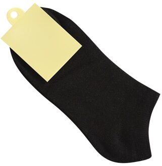 Womens Sokken Low Cut Ankle Casual Dunne Korte Sokken Effen Kleur Sokken Voor Zomer Lente SWD889 zwart