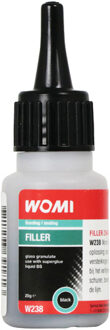 Womi Vulstof W237 20 Gram Zwart