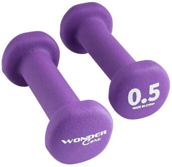 Wonder Core Neoprene Dumbbell - 0,5 Kg - Set Van 2