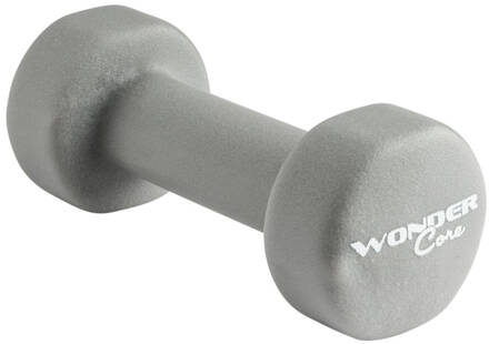 Wonder Core Neoprene Dumbbell - 2kg Grijs