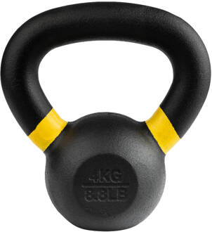 Wonder Core Power Coating Kettlebell - 4kg Zwart