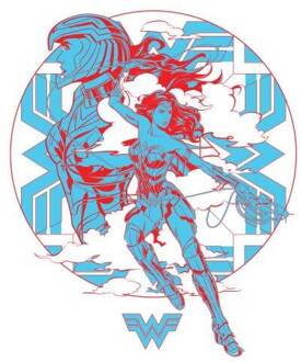 Wonder Woman Amazonian Women's T-Shirt - Wit - L