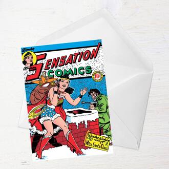 Wonder Woman Christmas Greetings Card - Large Card