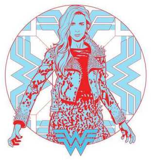 Wonder Woman Core The Cheetah Sweatshirt - Wit - L