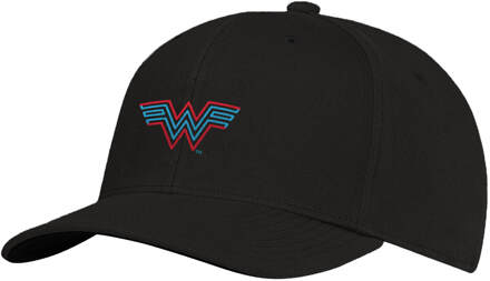 Wonder Woman Embroidered Logo Cap - Black