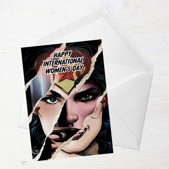 Wonder Woman International Women's Day Greetings Card - Standard Card