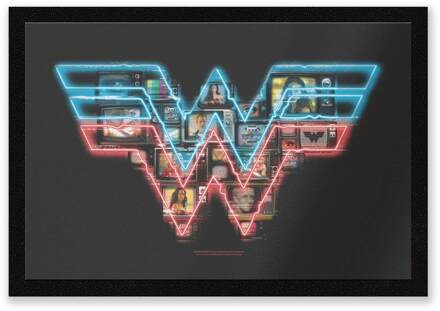 Wonder Woman Neon Sign Deurmat