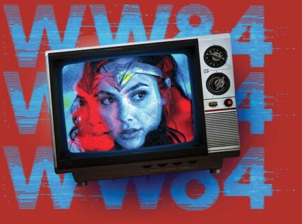 Wonder Woman WW84 Retro TV Men's T-Shirt - Rood - L