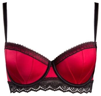 WONDERBRA Glam Balconette Bra * Actie * Rood,Grijs - D 70,E 70,F 70,G 70