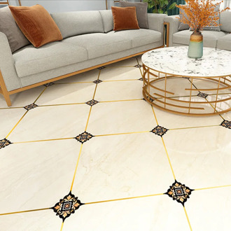 Wonderlife Ceramic tile beautiful seam stickers self-adhesive living room floor gap decoration kitchen floor tile stickers
