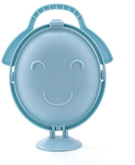 Wonderlife Opvouwbare 3-Ply Fruitschaal Snoep Schotel Woonkamer Thuis 2 Laag Fruitschaal Snack Cake Dessert Display stand blauw