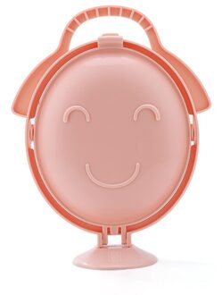 Wonderlife Opvouwbare 3-Ply Fruitschaal Snoep Schotel Woonkamer Thuis 2 Laag Fruitschaal Snack Cake Dessert Display stand roze