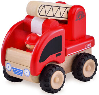 Wonderworld Voertuig Wonderworld Brandweerauto 9x14x14 cm