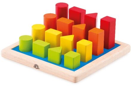 Wonderworld Vormensorteerder 25 Cm 16-delig Multikleur