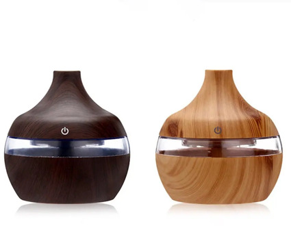 Wood Grain Aromatherapy Usb Humidifier Water Droplets Air Purification Essential Oil Aroma Diffuser Creative Home Grain
