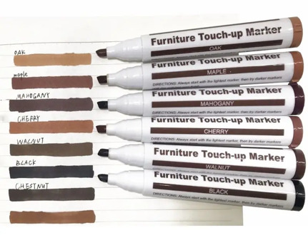 Wood Repair System Kit Filler Sticks Touch Up Marker Floor Furniture Scratch Fix 4XFD