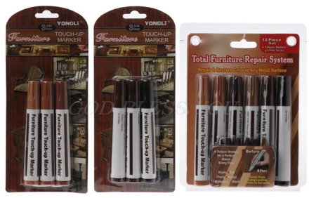 Wood Repair System Kit Filler Sticks Touch Up Marker Floor Furniture Scratch Fix Drop Shipping