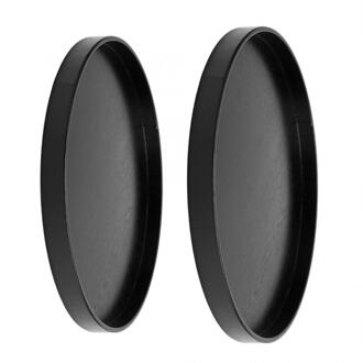 Wood Table Service Tray Travel Tea Serving Tray Tea Table Wooden Round Anti-slip Serving Table for Home Shop Office Tea Tray