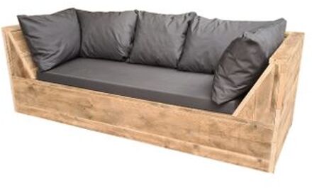 Wood4You loungebank Phoenix Steigerhout 190Lx70Hx80D cm plof