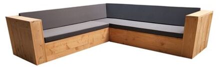 Wood4You Loungeset 1 200x210 cm - GL-vorm- incl kussens