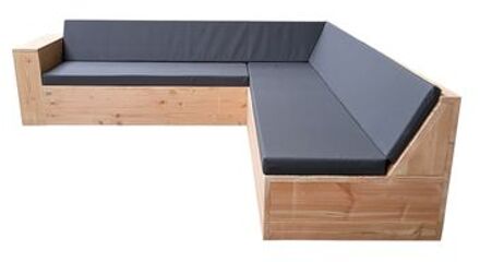 Wood4You Loungeset 1 Douglas 200x220 cm - L-vorm - incl. kussens