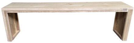 Wood4You Tuinbank - Amsterdam steigerhout 140 cm parkbank - zitbank - bank - tuinbank hout Bruin