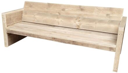 Wood4You Tuinbank - Vlieland - Steigerhout Bouwpakket -175Lx72Hx57D Bruin