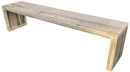 Wood4You Tuinbank - Zaandam 150cm steigerhout 'Doe het zelf'