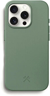 Woodcessories Bio Case MagSafe voor de Apple iPhone 16 Pro Max - Midnight Green Donkergroen