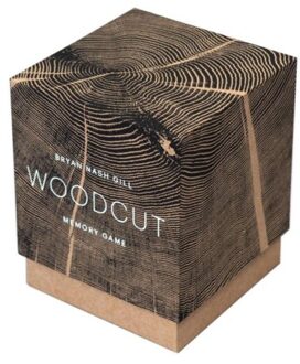 Woodcut Memory Game (Fun Challenging Memory Game for Families and Friends, 52 Pairs of Matching Cards, Keepsake Box)