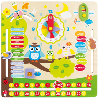 Wooden educational game owls WOOMAX