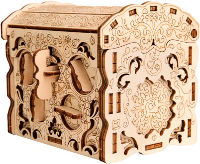 Wooden Secret Treasure Box Puzzel