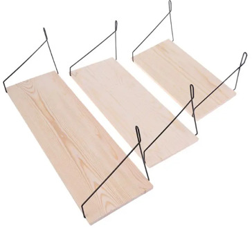 Wooden Wall Mounted Book Shelf Flower Pot Storage Rack Shelves Hanging Shelf Holder Household Home Decor for display