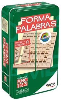 Wooden Words Game Travel Tin