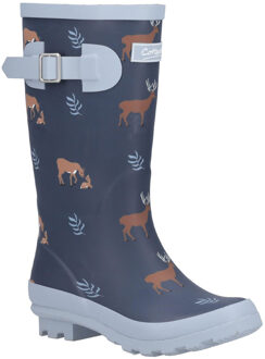 Woodland JNR Rubber Girls's Deers Wellington Laarzen - maat Blauw
