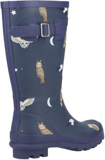 Woodland JNR Rubber Meisjes Uilen Gumm laarzen Navy - EU 44.5 / UK 10