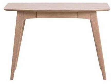 Woodstock bureau met 1 lade natuur, wit. Beige