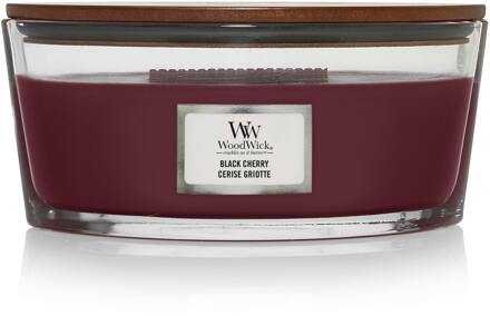 WoodWick Geurkaars Ellipse Black Cherry - 9 cm / 19 cm Rood