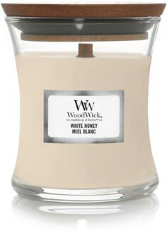 WoodWick Geurkaarsen WoodWick Mini Hourglass White Honey 85 g